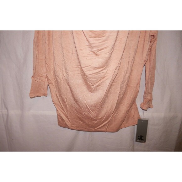 Queen Collection Draped Front Shirt Top Size M - Picture 4 of 9